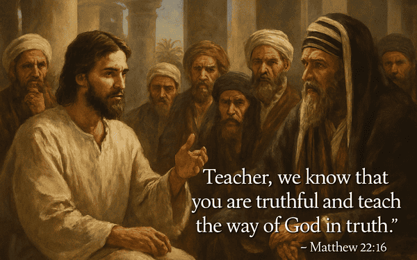 Tuesday of Holy Week – The King Tested and Teaching Truth
